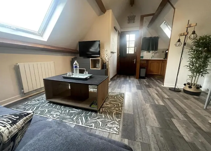 公寓 Studio, Escale 索姆河畔圣瓦莱里